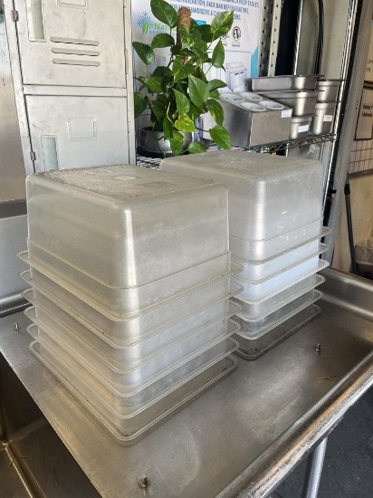 Polycarbonate 1/2 Size 6” In. Deep Pans
