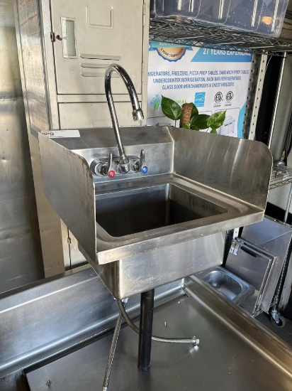 Universal SPG All STL STL 16 1/4” W x 16 1/2” D Wall Mounted Hand Sink