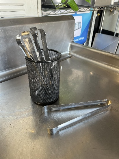 Lot of Aluminium Tongs