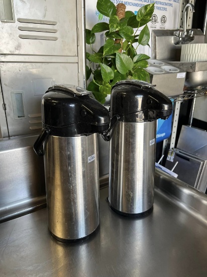 Update Push Button Airpot, Stainless Steel Liner