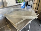 Sysco 18” x 26” x 3.5 In. 5 Gal Polycarbonate Food Storage, No lid
