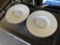 White Round Large Pasta Plates