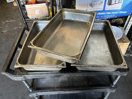 Full Size Stainless Steel Pans 4in Deep