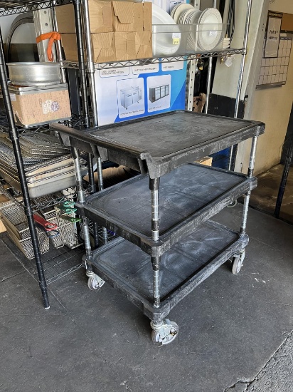 Black Bus Boy Cart