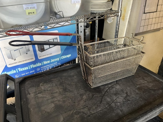 Lot of Fryer Baskets Misc. Size