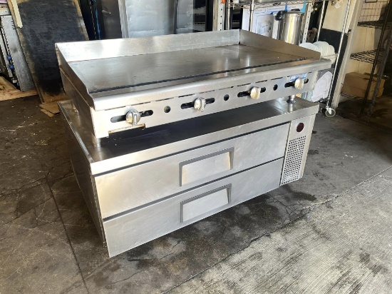 True 52" 2 Drawer Refrigerated Chef Base