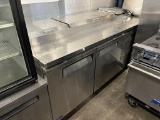 Turbo Air TPR-93SD-N 93in Super Deluxe 3 Door Pizza Sandwich Prep Cooler