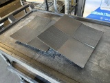 Lot of Black Square Plastic Plates