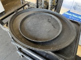 Lot of Black NON-SLIP Serving Trays