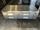 True 72 4 Drawer Refrigerated Chef Base with 4 Drawers