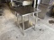 Trinity All S.S 24” W X 24” D X 35” H Worktop Table