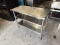 Trinity 48” W X 24” D X 35” H All Stainless Steel 2 Bottom Shelf Work Table