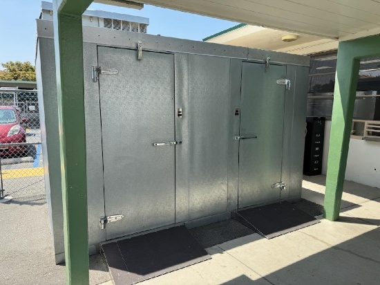 Dry & Refrigerated | Norlake 12ft W x 8ft D Walk In w/Lighting  SMALLWARE NOT INCLUDED INSIDE