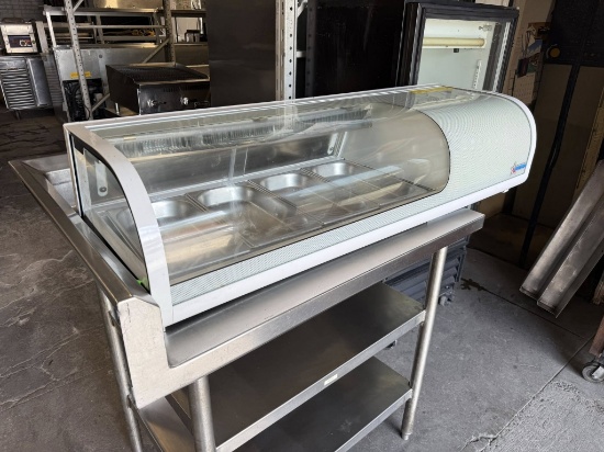 Omcan USA, 39553, (RS-CN-0042-S) Sushi Display Case, countertop, 46-1/3"W TESTED & WORKING