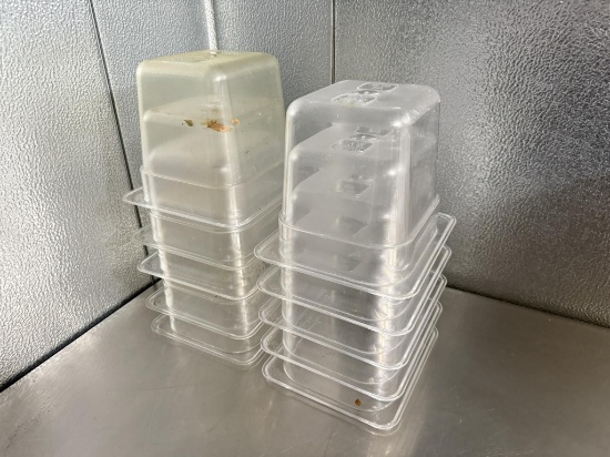 1/6 Size Clear-Poly Storage Pans, 6 in deep