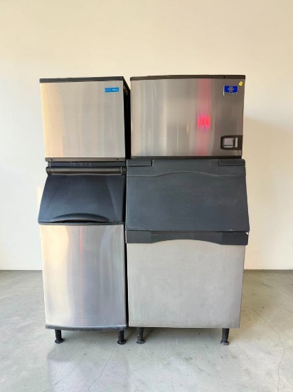 2023 Manitowoc Model IYT0750A Indigo NXT 30" Air-Cooled Half Dice Ice Machine 715 lb. 208-230V w/Bin