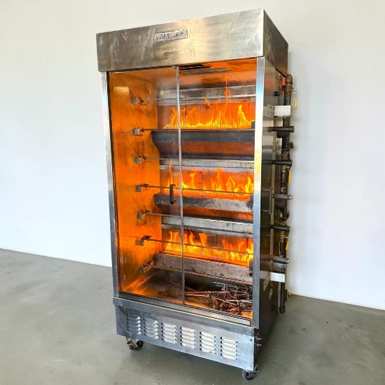 American Range Model ACB-7 Culinary Series 7 Split Gas Chicken Rotisserie Broiler/Oven