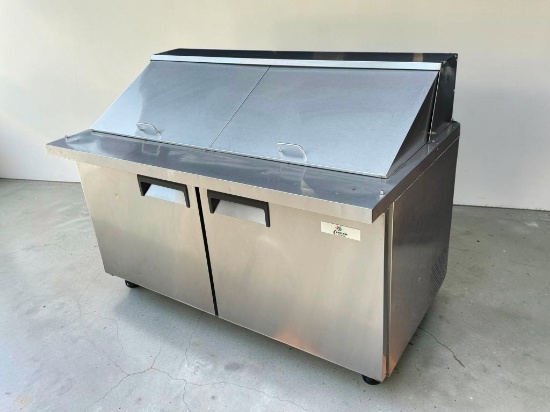 COOLER DEPOT Model SCLM2-60-E-HC 60" NSF Sandwich Prep Table Mega Top