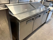 Atosa MSF8304GR 72" Triple Door Sandwich/Salad Prep Table