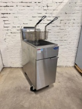 Atosa ATFS-35ES CookRite 35 lb Energy Star Rated Gas Fryer w/ 3 Burners
