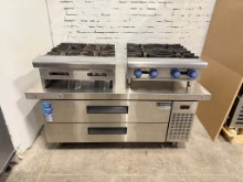 American Range ARSHP-48-4, 4 Burner Countertop Gas Range
