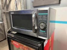 Sharp R-21LCFS 1000w Commercial Microwave w/ Dial Control - 120v