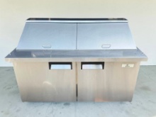 COOLER DEPOT Model SCLM2-60-E-HC 60" NSF Sandwich Prep Table Mega Top