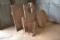 Lot of Metal Plates W/ Stand