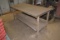 6'X3'X3' Metal Table with Wood Top