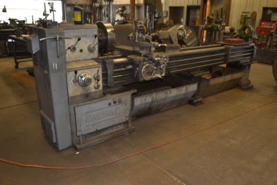 Mazak Lathe 12'  Bed and 21" Swing W/ Attachments