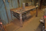 6' X 3' Metal Table W/ Vice