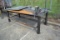 LRG STEEL SHOP TABLE W/VISE