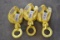 (3) 1/2 TON  PLATE CLAMPS