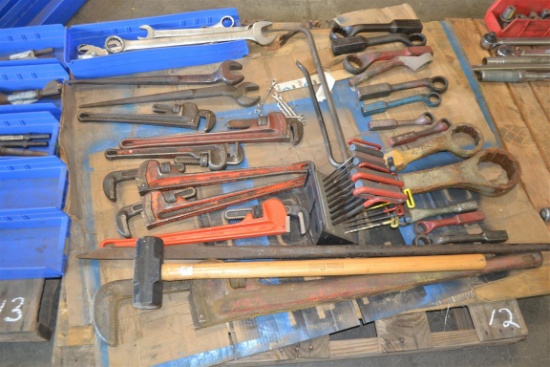 PALLET OF MISC HAND TOOLS