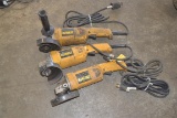 (3)DEWALT DW831  GRINDERS