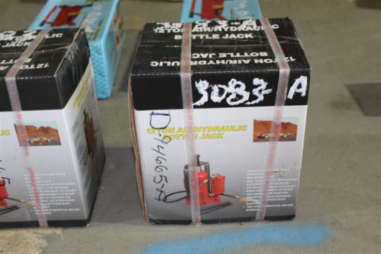 12 TON AIR HYDRAULIC JACK . ~