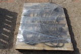 PALLET  W/ WELDING LEADS & 240 POWER CORD FOR WELD . ~