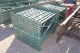 LOT OF SMALL PALLET RACKING . ~
