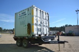 8X10 OA102 EMERGENCY EYE WASH/SHOWER CONTAINER . Mounted on 10' Performance Tandem Axle Trailer, (VI