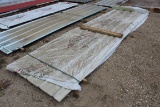 LOT OF (8) 112 LF METAL ROOFING/SIDING . ~