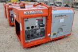 KUBOTA GL7000 6.5KW Generator, Diesel Engine, Skid Mounted, Single Phase  ~