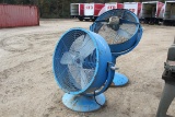 LOT OF (2) ELECTRIC FANS . ~