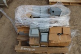 PALLET OF ELECTRICAL BOXES . ~