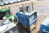 MILLER DELTAWELD 450 SALVAGE, Electric w/ Wire Feeder, Wheel Mounted, FLOODED ITEM  ~