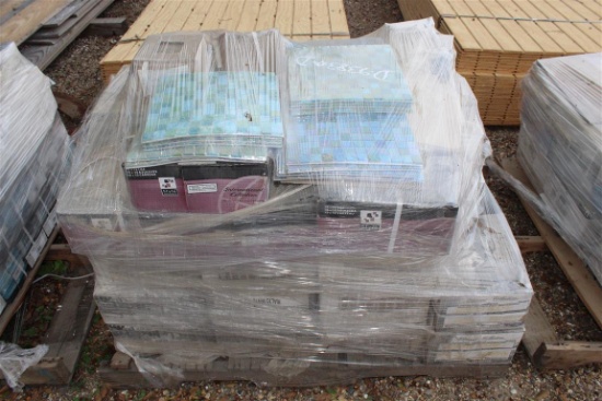 PALLET OF MISC TILE ~