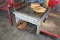 SMALL METAL ROLLING CART TABLE