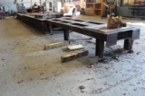 HVY DTY LARGE METAL TABLE (REMOVAL MAY BE REQUIRED BY BUYER DUE TO WEIGHT)