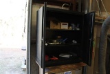 METAL TOOL CABINET W/SPARE PARTS FOR LOT 111