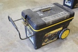 STANLEY INSTALL/PORTABLE TOOL BOXES W/LARGE LOT OF HAND TOOLS