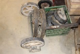 LOT OF CASTORS & WHEELS